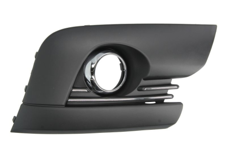 Elemente bara - Grila bara Fata Stanga cu orificii proiector ceata, crom/negru potrivit PEUGEOT 3008 06.09-08.16 06.09-10.13