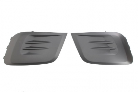 Piese Auto - Grila bara fata stanga/dreapta 2 buc. set, neagra CITROEN BERLINGO; PEUGEOT PARTNER intre 2015-2018