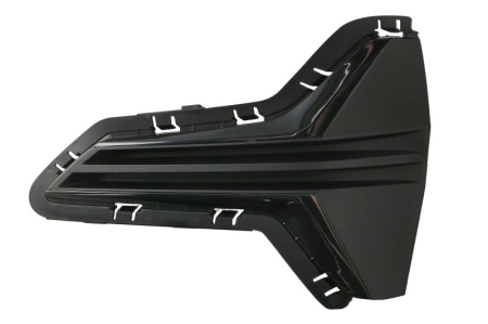 Grile - Grila bara Fata Stanga (exterior, plastic, negru lucios, BASIS) potrivit BMW 3 G20, G21 2018-2022