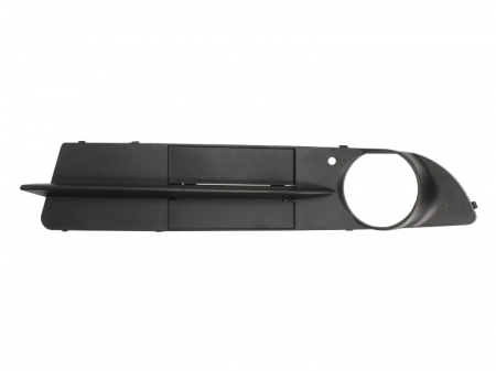 Grile - Grila bara fata Stanga (inchis, cu orificii pentru lampa ceata) potrivit BMW 5 (E60), 5 (E61) 2001-2010 2003-2007