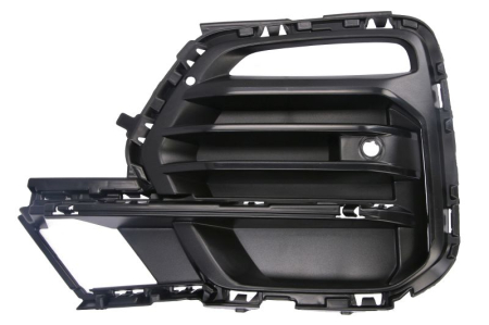 Grila bara Fata Stanga inchis, cu orificii senzori parcare, negru-mat potrivit BMW X5 G05, X5 G05, F95 08.18-