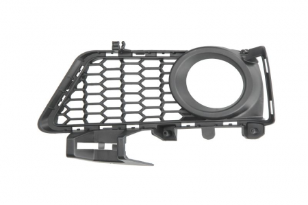 Grile - Grila bara fata Stanga (M-PAKIET, cu orificii pentru lampa ceata, plastic, gri inchis) potrivit BMW 3 (F30, F80), 3 (F31) 2011-2019 2011-2015