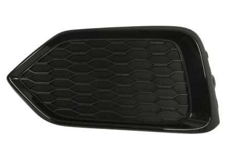 Grile - Grila bara fata stanga potrivit HONDA CIVIC X dupa 2016 - (plastic, negru lucios)