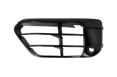 Grile - Grila bara fata stanga SPORT, cu locas senzori, plastic, negru lucios) BMW X1 intre 2015-2019