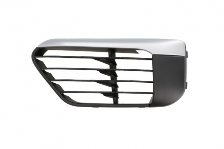 Grila bara fata stanga X-LINE, plastic, negru/argintiu BMW X1 F48 intre 2015-2019 Grile - Grila bara fata stanga X-LINE, plastic, negru/argintiu BMW X1 F48 intre 2015-2019