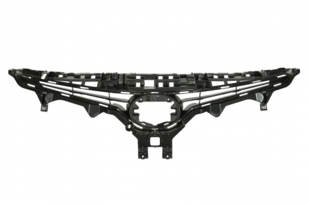 Grile - Grila bara fata potrivit TOYOTA CAMRY 2011-2017 - (Superior, cu gaura camerei, plastic, negru)