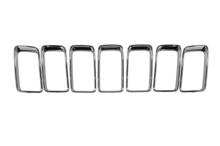 Grile - Grila bara set, plastic, crom JEEP GRAND CHEROKEE 4 IV WK2 intre 2013-2016