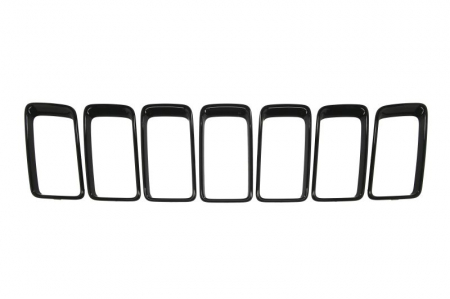 Grile - Grila bara set, plastic, negru JEEP GRAND CHEROKEE 4 IV WK2 intre 2013-2016