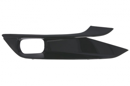 Grila capac proiector fata dreapta cu locas proiectoare, plastic, negru lucios potrivit TOYOTA SIENNA dupa 2020 [0]