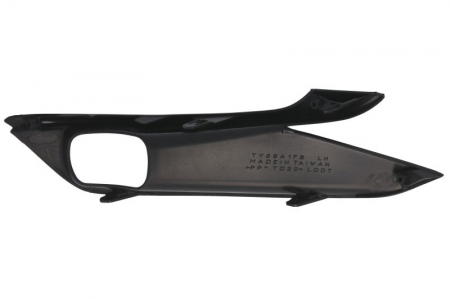 Grila capac proiector fata stanga cu locas proiectoare, plastic, negru lucios potrivit TOYOTA SIENNA dupa 2020 [1]