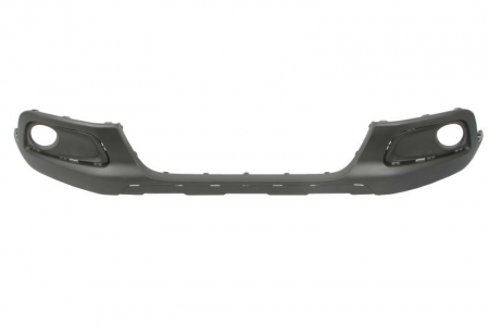Elemente bara - Grila (cu potrivit PEUGEOT 2008 I SUV dupa 2013 - orificii lampa ceata, cu suport de gauri, negru, TÜV)
