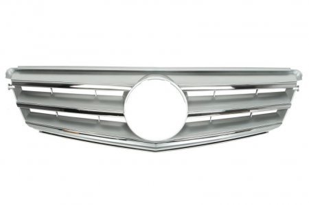 Grile - Grila fata AVANTGARDE, crom/argintiu MERCEDES Clasa C intre 2007-2012