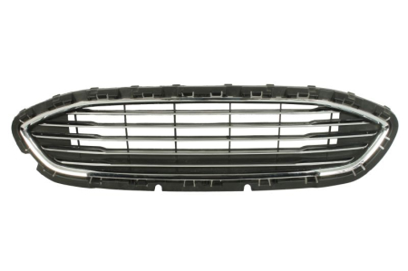 Grile - Grila fata potrivita FORD FIESTA VII 2017-2021 (banda, diesel, inchis, crom/negru)