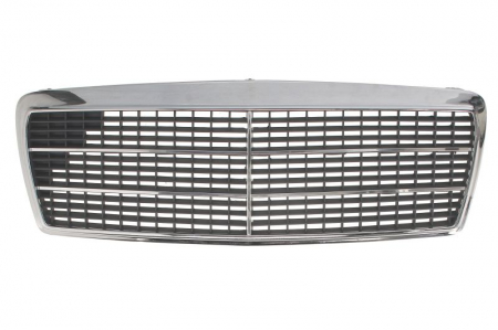 Grile - Grila fata clasic/ELEGANCE, completa, negru/crom MERCEDES Clasa E intre 1995-2000