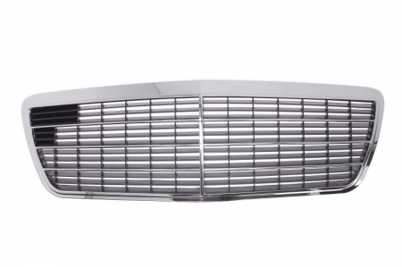 Grile - Grila fata clasic/ELEGANCE, crom/gri inchis MERCEDES Clasa E intre 1999-2003