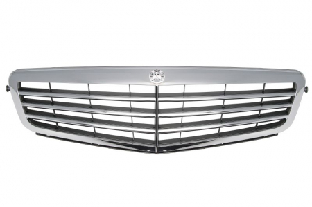 Grile - Grila fata clasic/ELEGANCE, crom/gri MERCEDES Clasa C intre 2007-2012