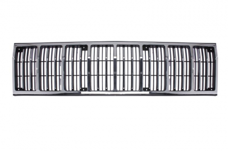 Grile - Grila fata (crom/negru) potrivit JEEP CHEROKEE, GRANDEER 2.1D-5.9 1979-2001 1988-1990