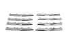 Grila fata cu 8 linii set, crom VW GOLF, JETTA intre 2003-2010 [1]