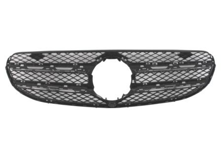 Grile - Grila fata potrivita MERCEDES GLC X253 2019-2022 (cu gaura pentru camera, negru-mat)