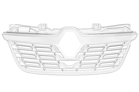 Grile - Grila fata potrivita RENAULT MASTER III 2014-2019 (cu un logo)