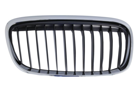 Grile - Grila fata Dreapta (cadru cromat; cu dunga superioara cromata, LUXURY, negru) potrivit BMW 2 Active Tourer F45, F46, 2 Gran Tourer F46 09.14-12.18