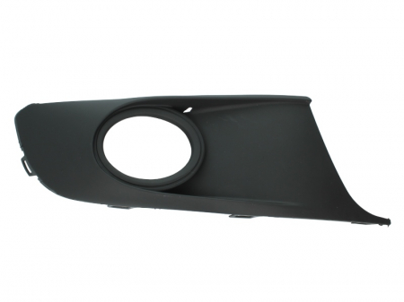 Elemente bara - Grila Fata Dreapta (cu orificii lampa ceata, negru) potrivit VW CADDY III, CADDY III/MINIVAN 2004-2015 dupa 2010