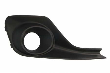 Elemente bara - Grila Fata Dreapta (cu orificii lampa ceata, plastic, negru) potrivit SUZUKI SWIFT IV, SWIFT V dupa 2010