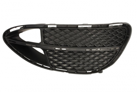 Elemente bara - Grila Fata Dreapta (cu sipci cromate, plastic, negru) potrivit MERCEDES E T-MODEL (S212), E (W212) 2009-2016 2013-2016