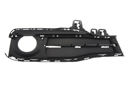 Elemente bara - Grila Fata Dreapta (inchis, SPORT, cu orificii lampa ceata, plastic, negru) potrivit BMW 3 (F30, F80), 3 (F31) 11.11-06.19 05.15-03.19