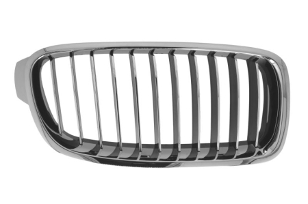 Grile - Grila fata Dreapta potrivita BMW 3 F30, F31, F80 2011-2015 (LUXURY, crom/negru, certificat TÜV)