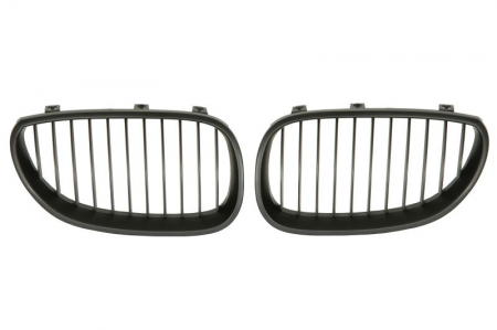 Grile - Grila fata Dreapta/Stanga Fata (set, M-PAKIET, negru/negru lucios) potrivit BMW 5 (E60), 5 (E61) 2.0-5.0 2001-2010 2003-2010