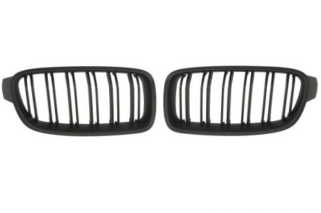 Grile - Grila fata Dreapta/Stanga Fata (set, M-PAKIET, negru) potrivit BMW 3 (F30, F80), 3 (F31) 1.5-3.0H 11.11-06.19 10.11-05.15
