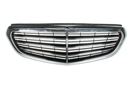 Grile - Grila fata ELEGANCE, completa, negru/crom MERCEDES Clasa E 2013-2016