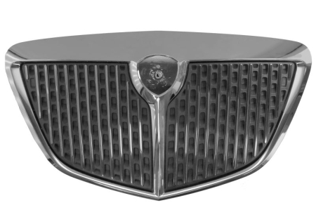 Grile - Grila fata potrivita LANCIA YPSILON 843 2006-2011 (garnituri cromate, crom/negru)