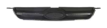Caroserie - Grila fata mat, negru/crom FORD C-MAX intre 2010-2015