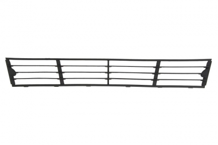Elemente bara - Grila Fata (Mijloc, plastic, negru) potrivit BMW 7 (F01, F02, F03, F04) 02.08-12.15 06.08-12.15