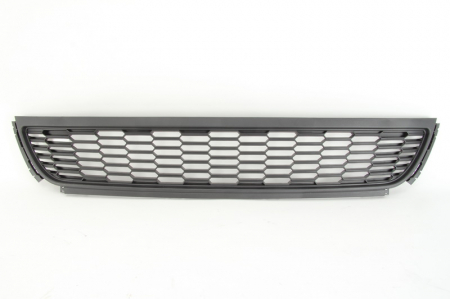 Elemente bara - Grila Fata (Mijloc, plastic, negru) potrivit VW POLO, POLO IV, POLO V 2002-2022 dupa 2009