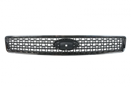 Grile - Grila fata potrivit FORD FUSION 2002-2012 - negru/crom