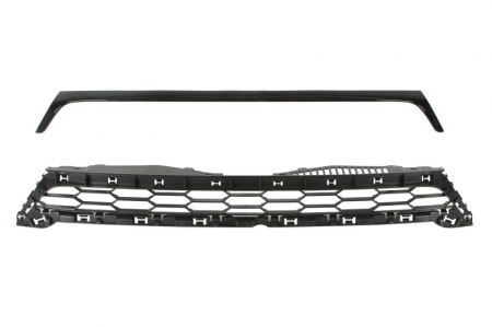 Grile - Grila fata (negru lucios) potrivit VW SCIROCCO III 1.4/2.0/2.0D 05.08-11.17 07.14-