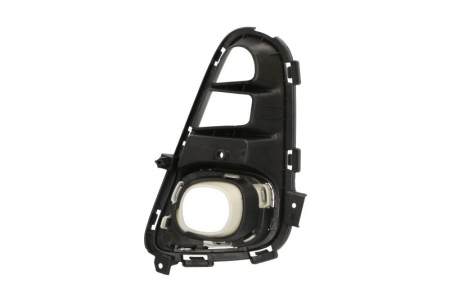 Grila Fata Stanga (cu dungi cromate, cu orificii lampa ceata, plastic, negru) potrivit KIA PICANTO II, PICANTO III 05.11- 04.17- [1]