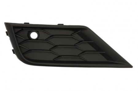 Elemente bara - Grila Fata Stanga (cu gauri pentru senzorii de parcare, plastic, negru) potrivit VW TIGUAN dupa 2007 dupa 2016