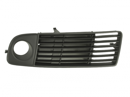 Elemente bara - Grila Fata Stanga (cu orificii lampa ceata, negru) potrivit AUDI A6 C5, ALLROAD C5 1997-2005 1997-1999
