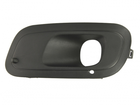 Elemente bara - Grila Fata Stanga (cu orificii lampa ceata, negru) potrivit FIAT PANDA, PANDA/HATCHBACK dupa 2003 dupa 2012