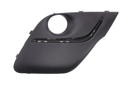 Elemente bara - Grila Fata Stanga (cu orificii lampa ceata, negru) potrivit PEUGEOT 107 2005-2014 dupa 2012