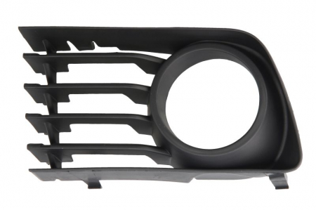 Grila Fata Stanga (cu orificii lampa ceata, plastic, negru) potrivit TOYOTA PRIUS 09.03-12.09 08.03-03.09 [0]