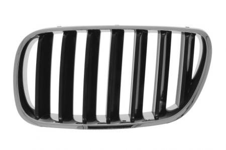 Grile - Grila fata stanga negru/crom BMW X3 intre 2007-2011
