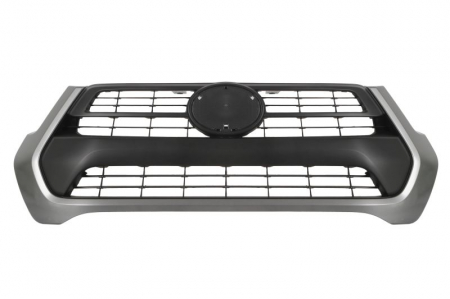 Grile - Grila radiator (argintiu rama, negru-mat) potrivit TOYOTA HILUX VIII 06.20-