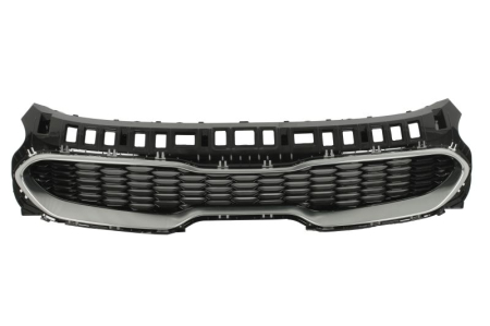 Grile - Grila radiator (cadru cromat, BASE/PREMIUM, negru) potrivit KIA STINGER 2017-2020