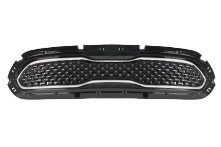 Grile - Grila radiator (cadru cromat, cu control automat al vitezei, negru lucios) potrivit KIA NIRO I DE 2016-2018