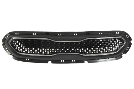 Grile - Grila radiator (cadru cromat, negru) potrivit KIA NIRO I DE 2016-2018